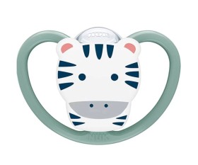 Nuk Space Πιπίλα Σιλικόνης Πράσινη Ζέβρα 6-18m
