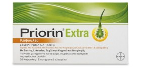 Bayer Priorin Extra Συμπλήρωμα Διατροφής Κατά της Τριχόπτωσης 30Caps