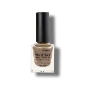 Korres Gel Effect Nail Colour Βερνίκι Νυχιών με Sweet Almond Oil 94 Sand Dune 11ml