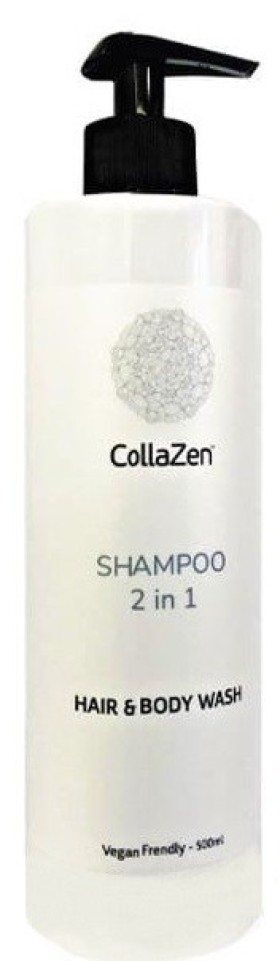 Collazen 2 in 1 Shampoo & Body Wash Σαμπουάν και Αφρόλουτρο 500ml