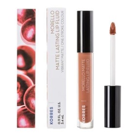 Korres Morello Matte Lasting Lip Fluid Υγρό Κραγιόν Μεγάλης Διάρκειας 07 Tinted Nude 3.4ml