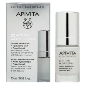 Apivita 5 Action Eye Serum Αντιγηραντικόε Ορός Ματιών Με Αμινοξέα Χαλκού, Υαλουρονικό Όξυ και Propolis AoX 15ml