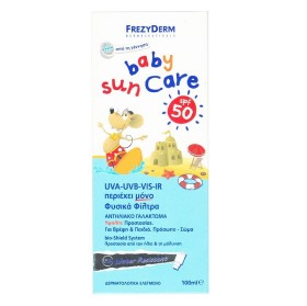 Frezyderm Baby Sun Care SPF50 Βρεφικό Αντηλιακό Γαλάκτωμα Υψηλής Προστασίας με Φυσικά Φίλτρα Κατάλληλο Από Την Γέννηση 100ml