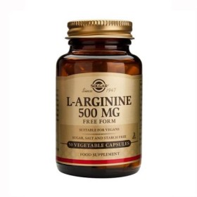 Solgar L-Arginine Αργινίνη 500mg 50Veg. Caps