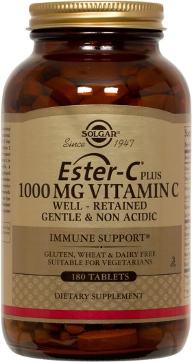 Solgar Ester-C Plus 1000mg Βιταμίνη C σε Μη Όξινη Μορφή 180Tabs