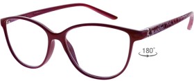Readers RD153 Purple Γυαλιά Πρεσβυωπίας +1.25 Βαθμών με Βραχίονες FLEX 180