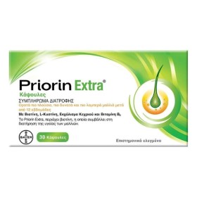Bayer Priorin Extra Συμπλήρωμα Διατροφής Κατά της Τριχόπτωσης 30Caps