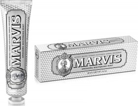 Marvis Smokers Whitening Mint Οδοντόκρεμα με Μέντα που Απομακρύνει τους Λεκέδες του Καπνίσματος 85ml