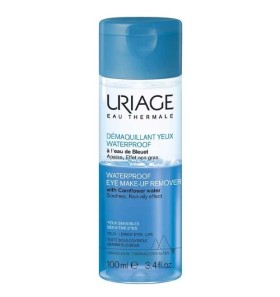 Uriage Eau Thermale Waterproof Eye-Make up Remover Αδιάβροχο Διφασικό Ντεμακιγιάζ Ματιών για Ευαίσθητα Μάτια 100ml