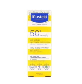 Mustela Sun Αντηλιακό Γαλάκτωμα Σώματος & Προσώπου SPF50+ 100ml