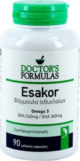 Doctors Formulas Esakor Φόρμουλα Ιχθυελαίων 90Softgels