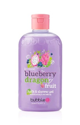 Bubble T Smoothie Blueberry & Dragon Fruit Bath & Shower Gel Αφρόλουτρο 500ml