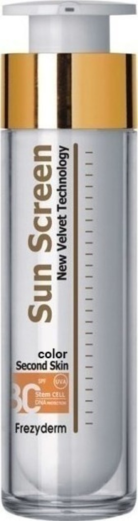 FrezyDerm Sun Screen Color Velvet SPF30 Αντιηλιακή Κρέμα Προσώπου με Χρώμα 50ml