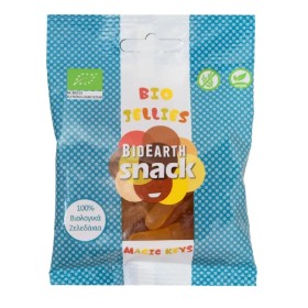 Bioearth Bio Jellies Magic Keys Βιολογικά Ζελεδάκια Κλειδάκια με Γεύση Φρούτων 55gr