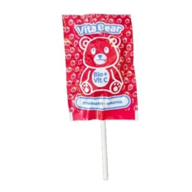 VitaBear Γλειφιτζούρι Βιολογικό με Χυμούς Φρούτων με Γεύση Φράουλα 1τεμ