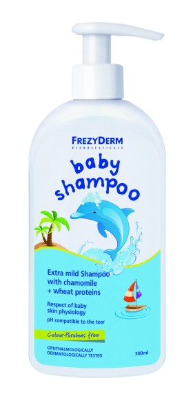 FrezyDerm Baby Shampoo Απαλό Βρεφικό Σαμπουάν 300ml
