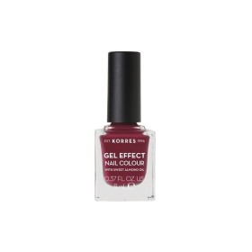 Korres Gel Effect Nail Colour 74 Berry Addict Βερνίκι Νυχιών με Αμυγδαλέλαιο 11ml