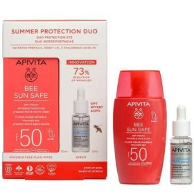 Apivita Bee Sun Safe Promo με το Dry Touch Invisible Face Fluid Λεπτόρρευστη Αντηλιακή Κρέμα SPF50 50ml +Apivita Bee Tech Concentrates HA5 Honey Repair Ορός 10ml