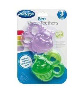 Playgro Bee Water Teethers 3m+ Μασητικό οδοντοφυ?ας με νερό 2 τμχ