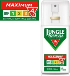 Jungle Formula Spray Maximum Original 75ml Απωθητικό Κουνουπιών