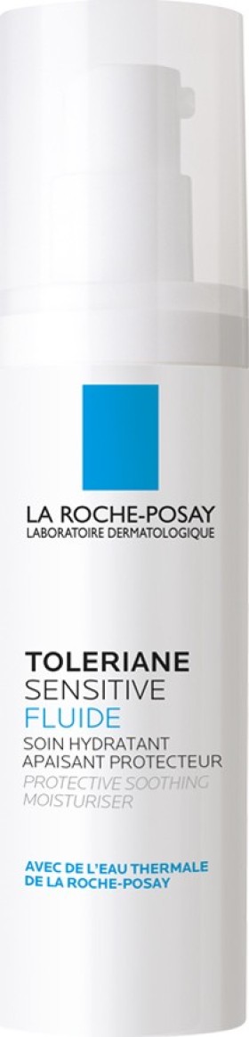 La Roche Posay Toleriane Sensitive Fluide Λεπτόρρευστη Ενυδατική Κρέμα Προσώπου με Πρεβιοτικά 40ml