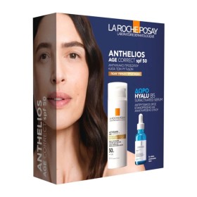 La Roche Posay Promo Anthelios Age Correct Αντηλιακό Προσώπου Κατά Των Ρυτίδων SPF50 50ml & Δώρο Hyalu B5 Serum 10ml