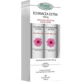 Power of Nature Echinacea Extra 100mg Συμπλήρωμα Διατροφής με Εχινάκεια 2x20 Αναβράζοντα Δισκία