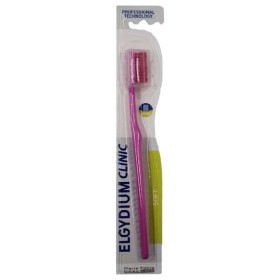 Elgydium Clinic Soft 20/100 Μαλακή Κλινική Οδοντόβουρτσα, Φούξια 1τμχ