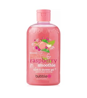 Bubble T Smoothie Peach & Raspberry Bath & Shower Gel Αφρόλουτρο 500ml