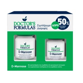 Doctors Formula Promo Set D-Mannose Συμπλήρωμα Διατροφής για Ουρολοίμωξη 60 κάψουλες & Δώρο D-Mannose 30 κάψουλες