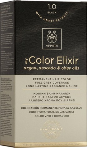 Apivita My Color Elixir Βαφή Μαλλιών 1.0 Μαύρο