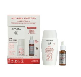 Apivita Bee Sun Safe Anti-Dark Spots Duo Πακέτο με Daily Age Repair SPF50 Κατά των Πανάδων και των Ρυτίδων + Δώρο Propolis C15 Serum 10ml