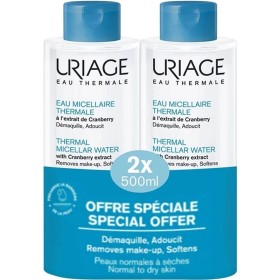 Uriage Promo Eau Micellaire Thermale Ιαματικό Νερό Καθαρισμού Προσώπου για Κανονικές Επιδερμίδες 2x500ml