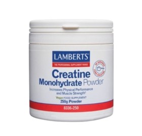 Lamberts Creatine Monohydrate Powder 100% καθαρή Μικροϊονισμένη Μονοϋδρική Κρεατίνη σε Σκόνη 250g