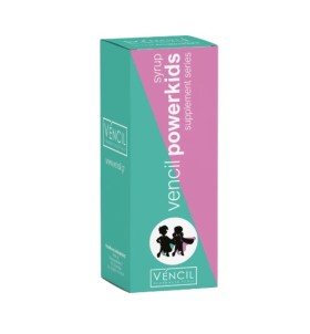 Vencil Powerkids Syrup Συμπλήρωμα Διατροφής για Παιδιά σε Σιρόπι για την Ενίσχυση του Ανοσοποιητικού 200ml