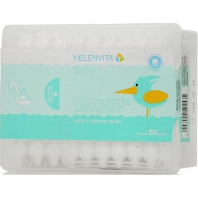 Helenvita Baby Safety Cotton Buds Μπατονέτες Ασφαλείας 50 τμχ