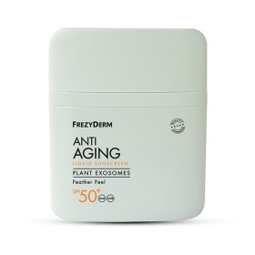 Frezyderm Anti Aging Liquid Sunscreen Plant Exosomes SPF50+ Αντηλιακό Προσώπου με Αντιγηραντική Δράση 50ml