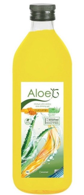 Genomed Aloe G Πόσιμο Gel Αλόης Με Κουρκουμά & Στέβια 1L
