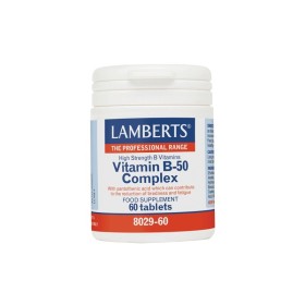 Lamberts B-50 Complex Σύμπλεγμα Βιταμινών Β 60Tabs