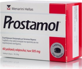 Menarini Prostamol Συμπλήρωμα Διατροφής για την Καλή Λειτουργία του Προστάτη 60 κάψουλες