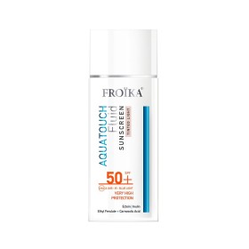 Froika Aquatouch Sunscreen Fluid Tinted Light SPF50+ Λεπτόρρευστο Αντηλιακό Προσώπου με Χρώμα 50ml