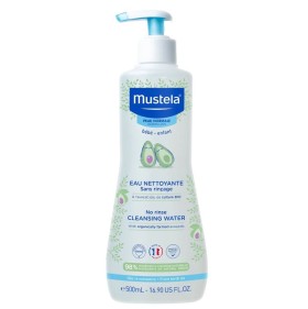 Mustela Cleansing Water Νερό Καθαρισμού Χωρίς Ξέβγαλμα για Πρόσωπο & Περιοχή της Πάνας 500ml