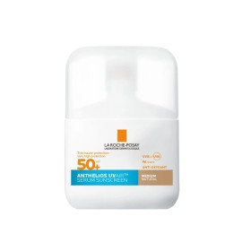 La Roche Posay Anthelios UV Air Serum Sunscreen SPF50+ Medium Natural Color Αντηλιακός Ορός Προσώπου με Xρώμα, Medium Aπόχρωση 50ml