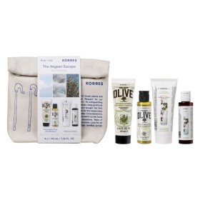 Korres The Aegean Escape Travel Essentials Σετ Περιποίησης με ShowerGel 40ml & Body Cream 40ml & Shampoo 40ml & Conditioner 40ml