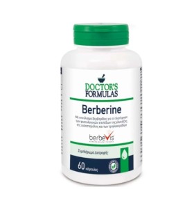 Doctors Formulas Berberine Συμπλήρωμα για Διατήρηση Φυσιολογικών Επιπέδων Γλυκόζης, Χοληστερόλης και Τριγλυκεριδίων 60caps