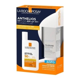La Roche Posay Promo Anthelios UVMune 400 Invisible Fluid SPF50+ Λεπτόρρευστο Αντηλιακό Προσώπου & ΔΩΡΟ Toleriane Sensitive Cream 15ml