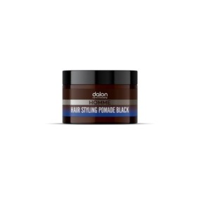 Dalon Homme Hair Styling Pomade Black Μαύρη Πομάδα για Κράτημα και Κάλυψη των Λευκών/Γκρίζων Μαλλιών 100ml