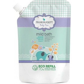 Pharmasept Baby Care Mild Bath (Refill) Βρεφικό Αφρόλουτρο για Σώμα & Μαλλιά (Ανταλλακτικό) 900ml