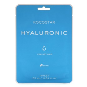 Kocostar Hyaluronic Face Sheet Mask Εμποτισμένη Μάσκα Θρέψης και Ενυδάτωσης για Ξηρές Επιδερμίδες 1τμχ