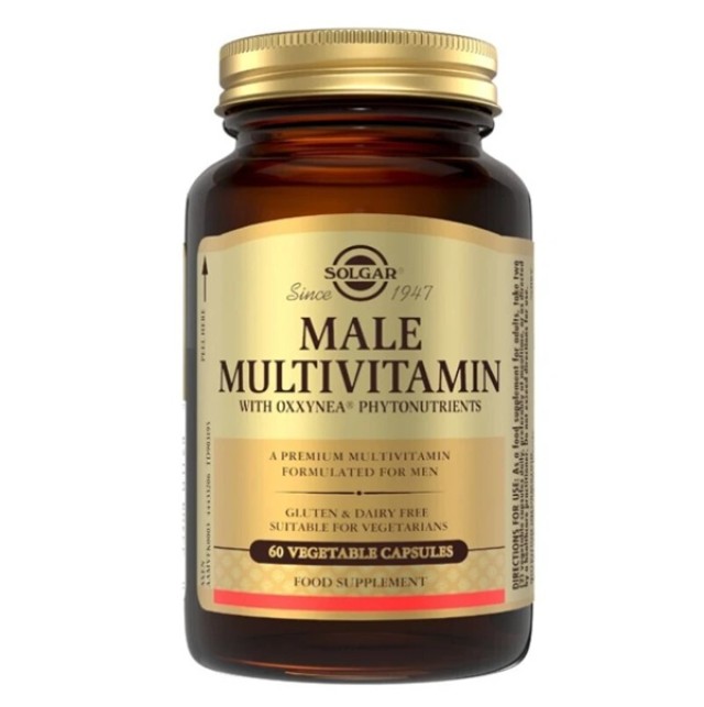 Solgar Male Multivitamin Πολυφόρμουλα για την Αντρική Υγεία 60 Tabs